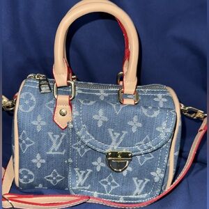 Denim mini speedy bag - TAKING OFFERS